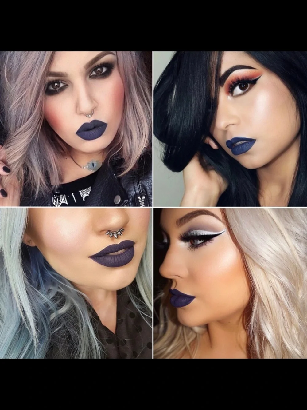 Jeffree Star | ‘Abused’ Velour Liquid Lipstick | NiB matte navy blue, rare